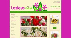 Desktop Screenshot of lesleysflorist.co.uk