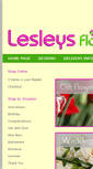 Mobile Screenshot of lesleysflorist.co.uk